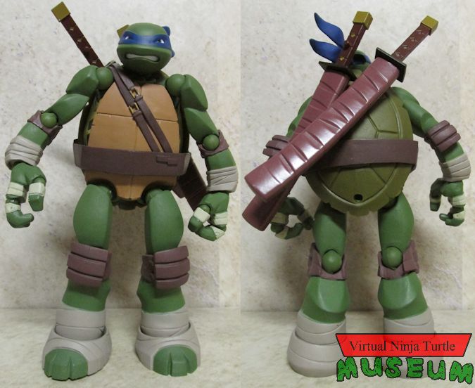 Revoltech Leonardo front and back