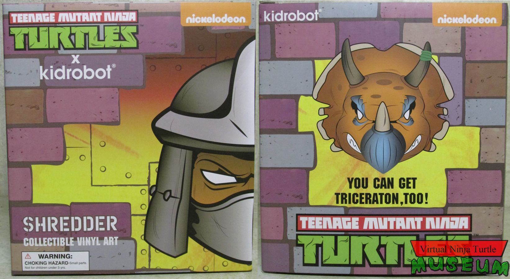 Shredder box front and back