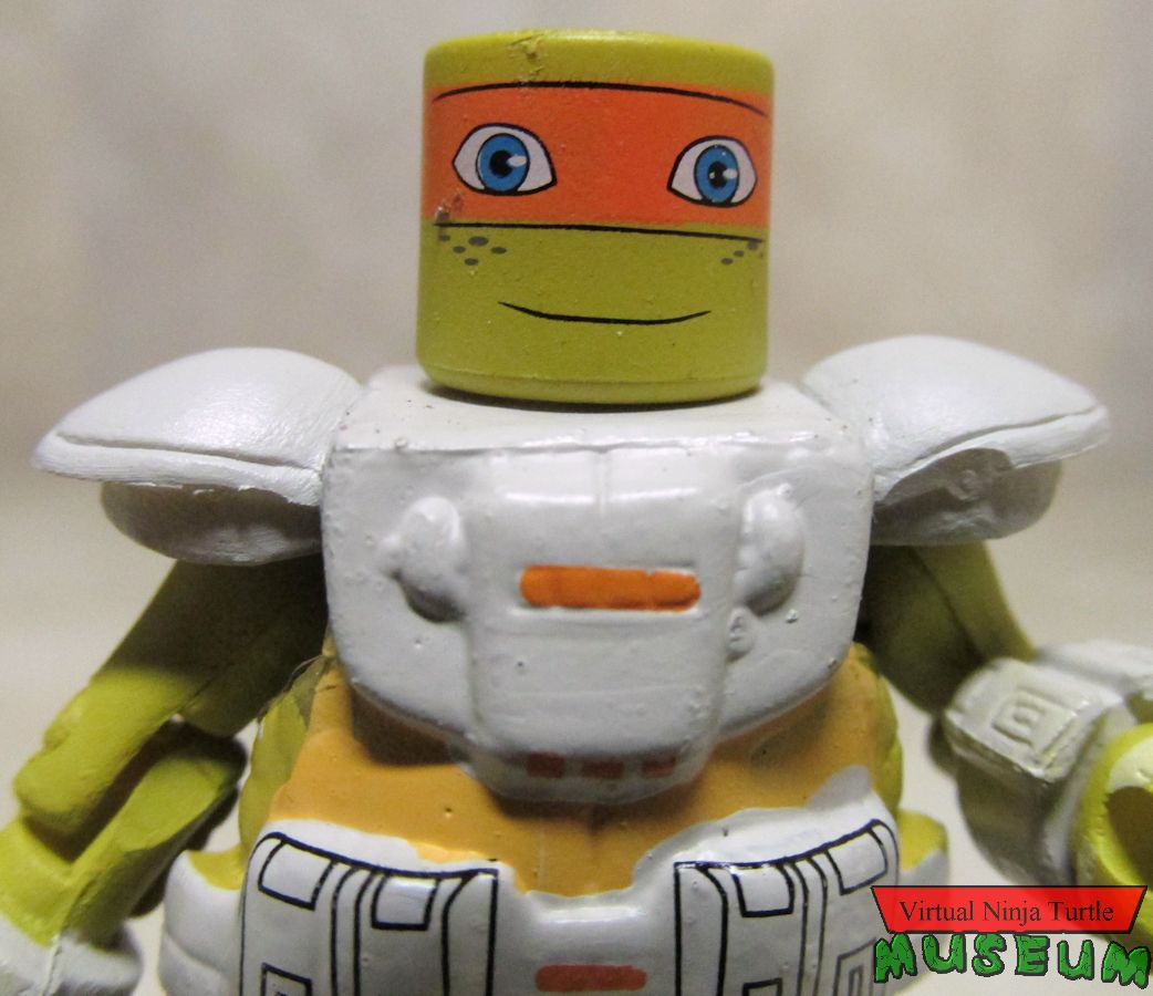 Space Suit Michelangelo unmasked