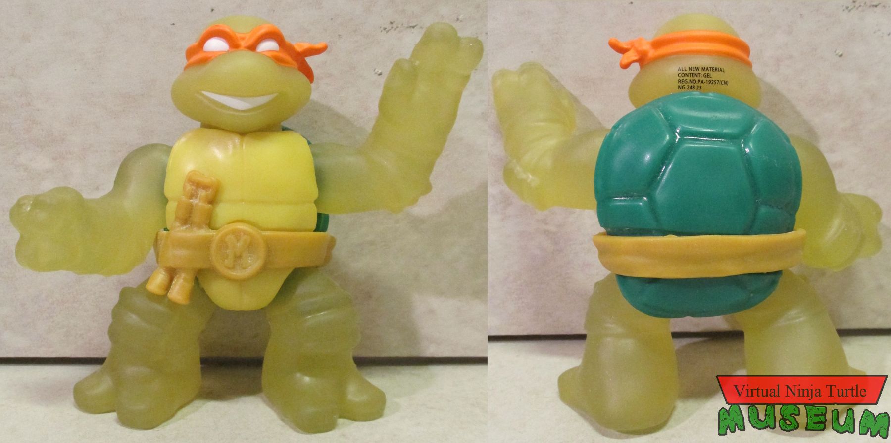 Michelangelo front and back