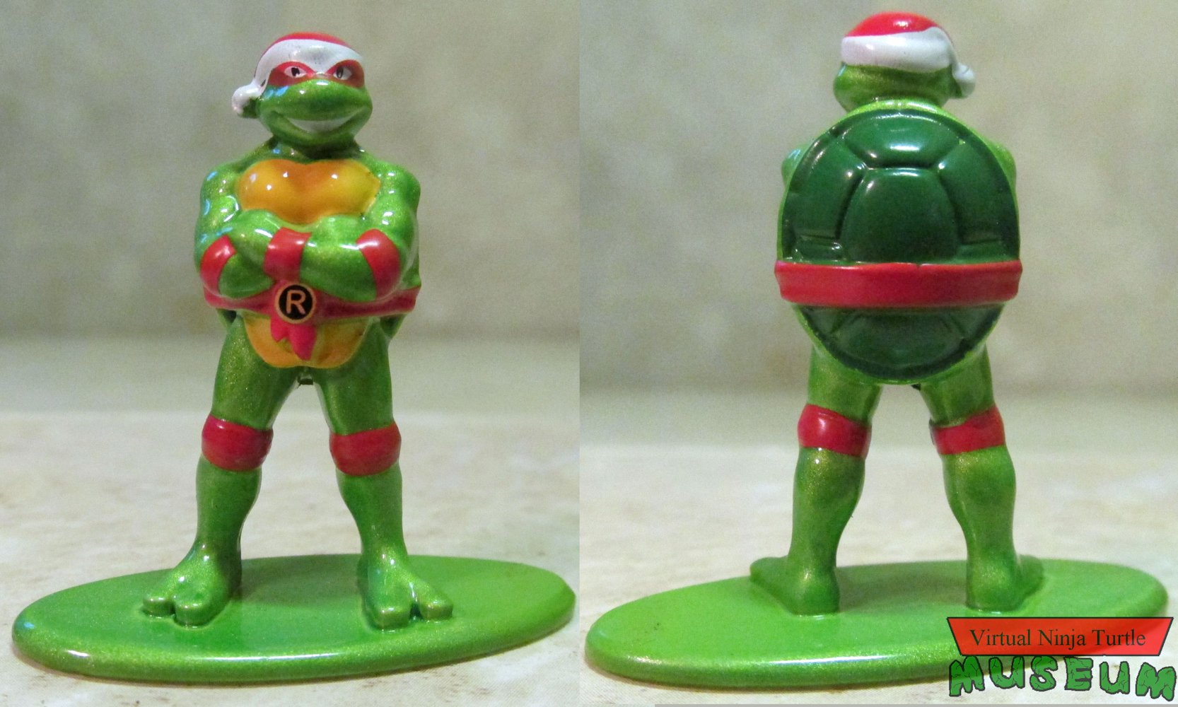 Santa Raphael front and back