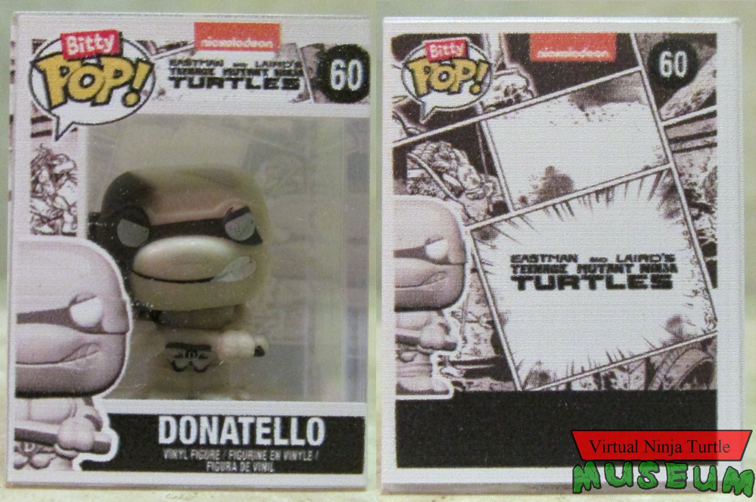 Donatello in case front and back