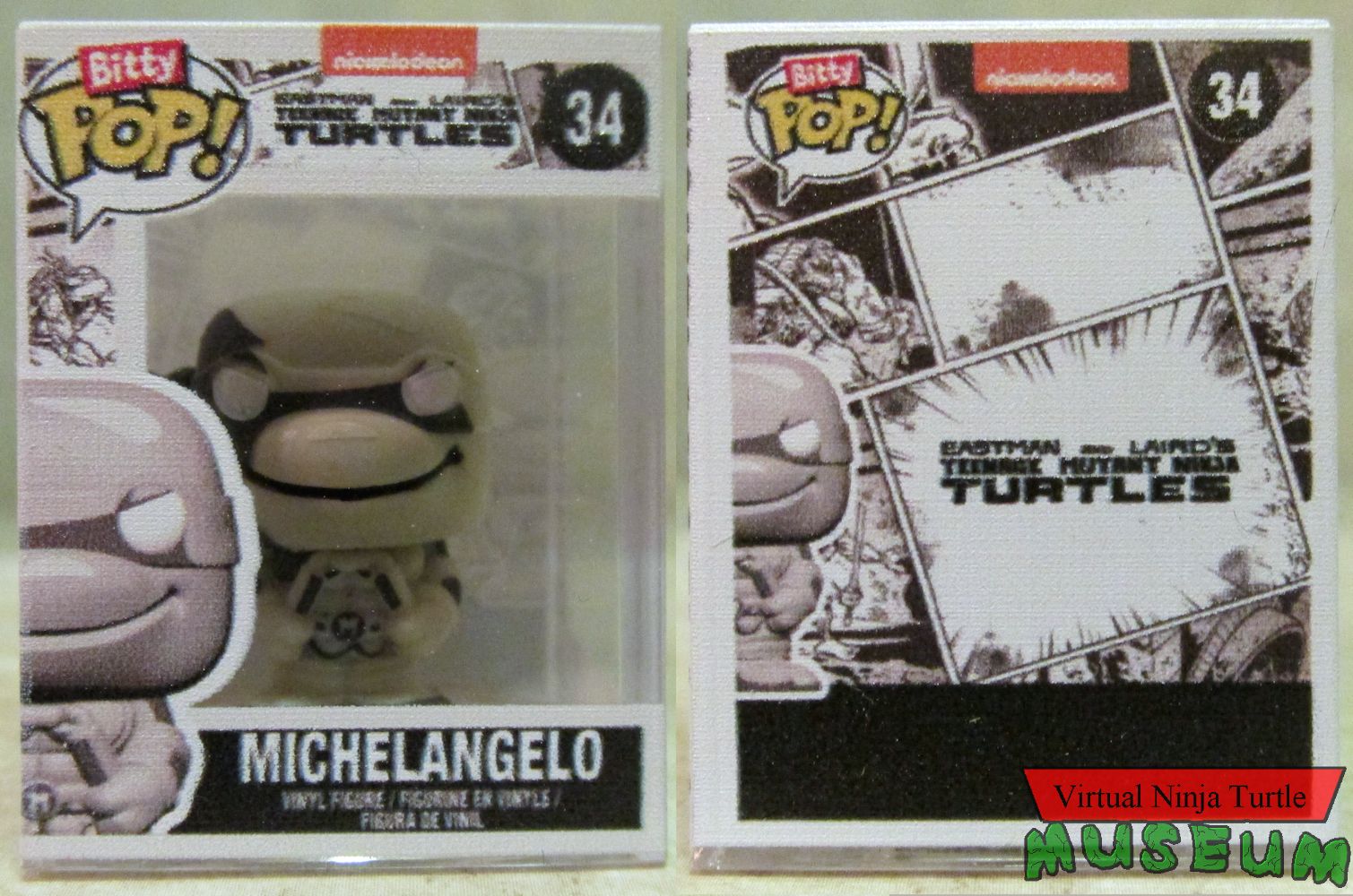 Michelangelo in case front and back