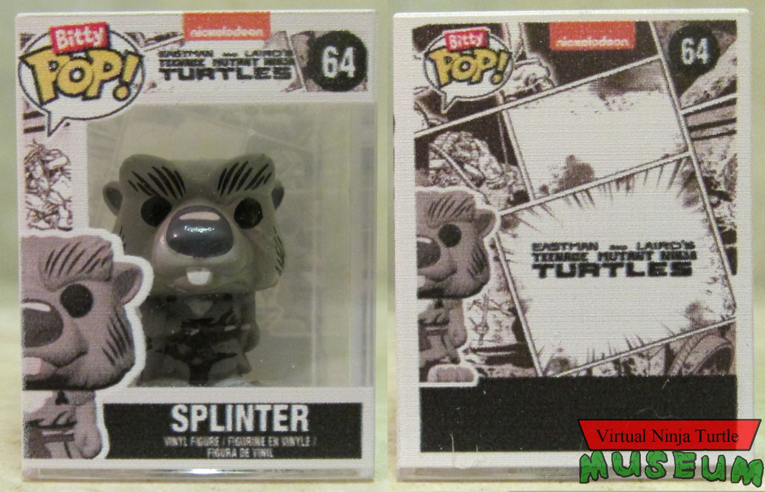 Splinter in case front and back