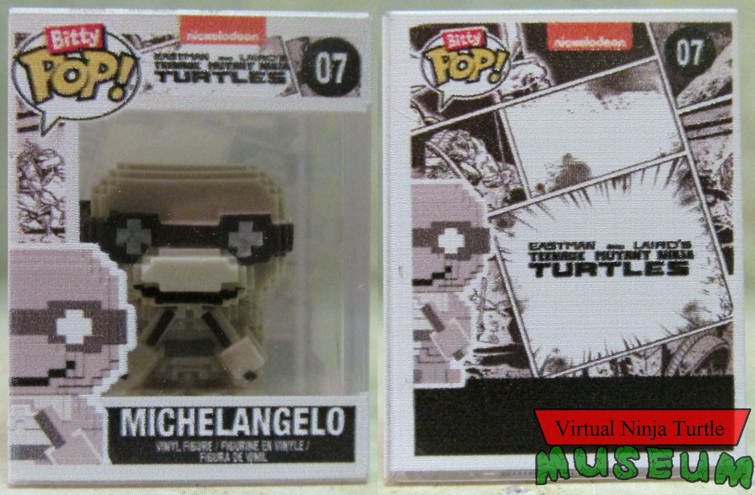 8Bit Michelangelo in case front and back