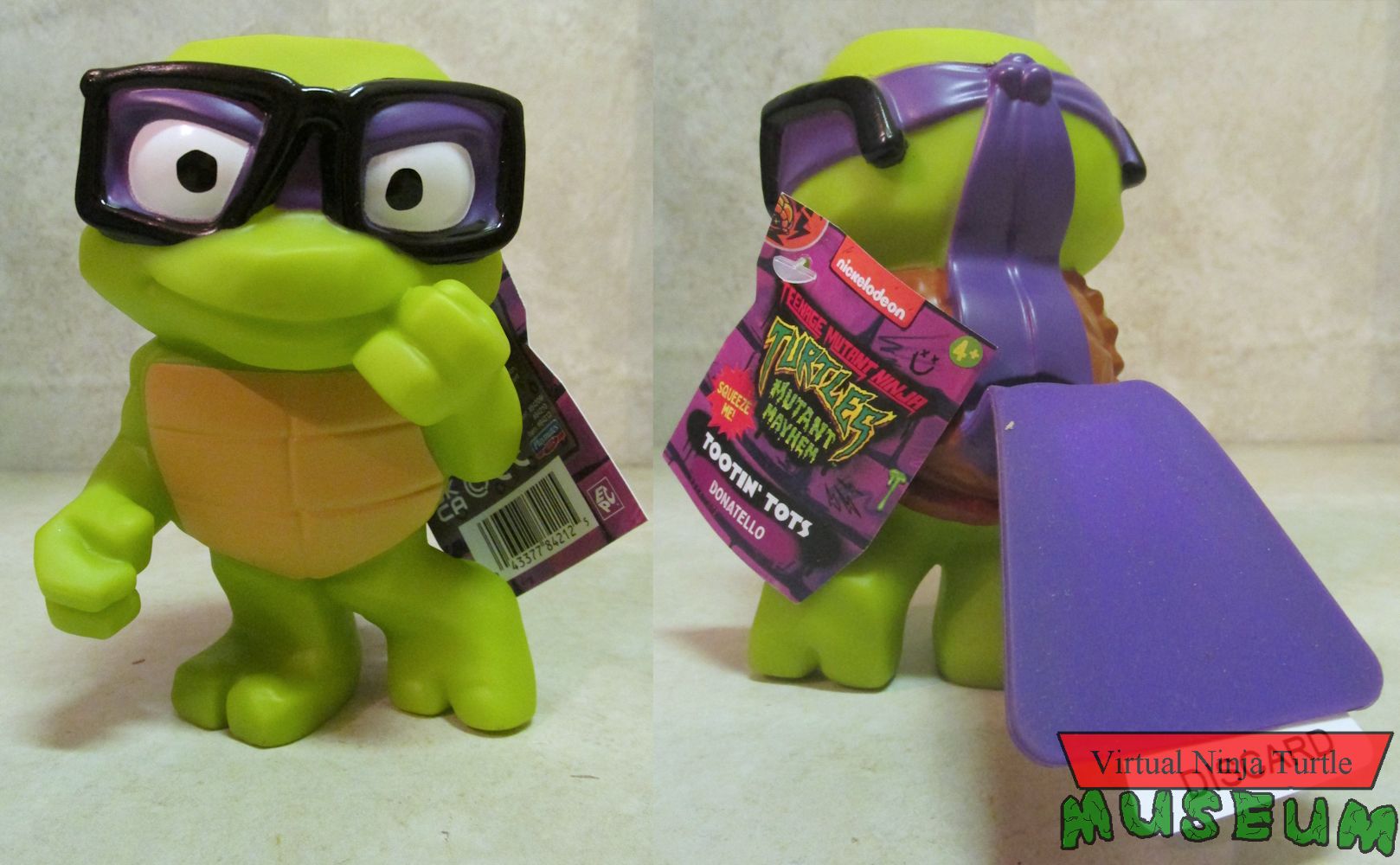 Tooting Tots Donatello front and back