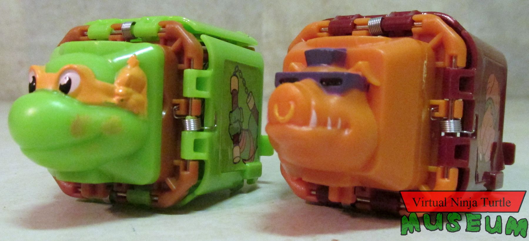 Michelangelo vs Bebop Battle Cubes