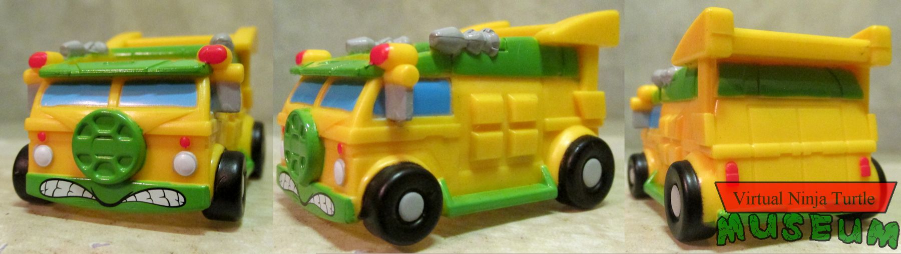 Party Wagon front, side and rear