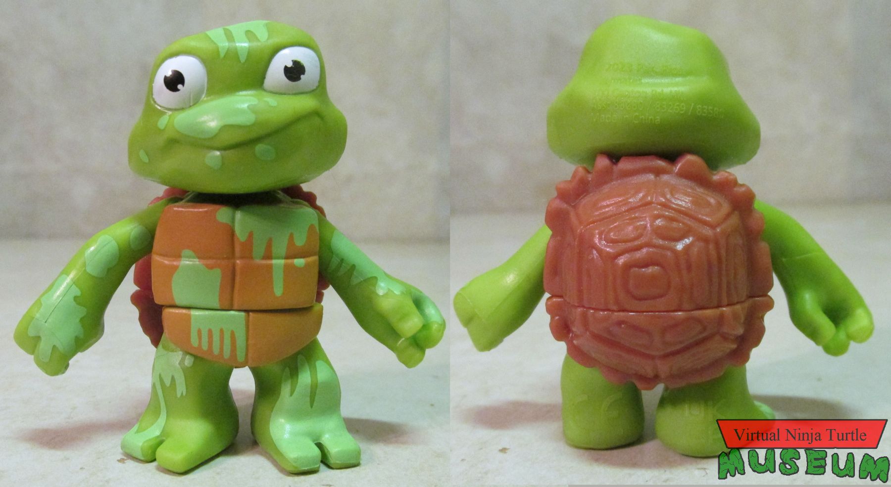 Turtle Tot Leonardo front and back